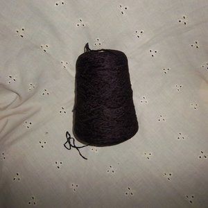 15.5 oz cone ~ rayon chenille ~ dark brown